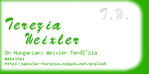 terezia weixler business card